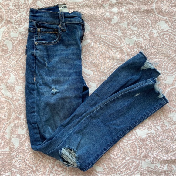 Garage Retro High Waist Ankle Jeans/Jeggings - Picture 4 of 7
